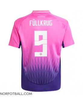 Billige Fotballdrakt Tyskland Niclas Fullkrug #9 Replika Bortedrakt EM 2024 Kortermet